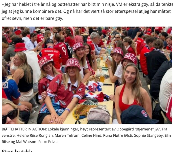 "CELINES VM-OPPSKRIFTER GÅR VIRALT" - OPPEGÅRD AVIS