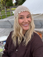 Mesh beanie (hekleoppskrift)