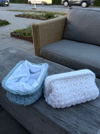 Aurora clutch (hekleoppskrift)