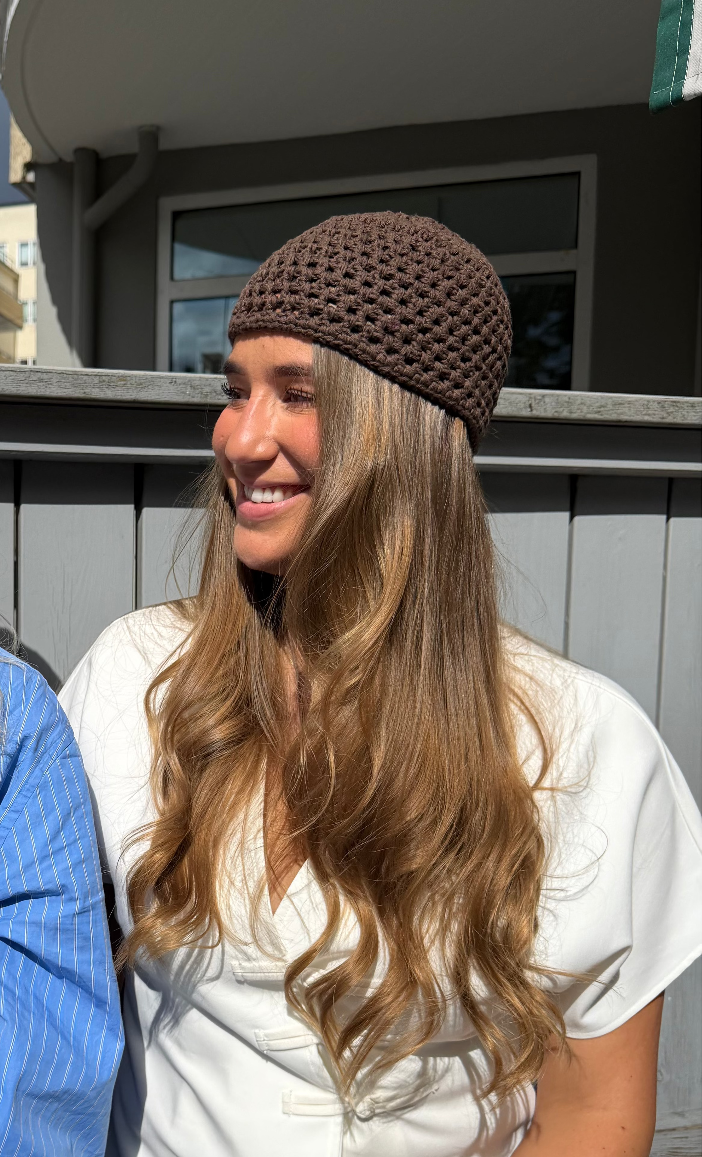 Mesh beanie (hekleoppskrift)