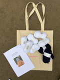Viking 1899 bortehatt (OPPSKRIFT + GARN + TOTEBAG)