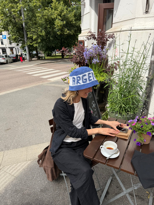 Argentina bøttehatt (hekleoppskrift)