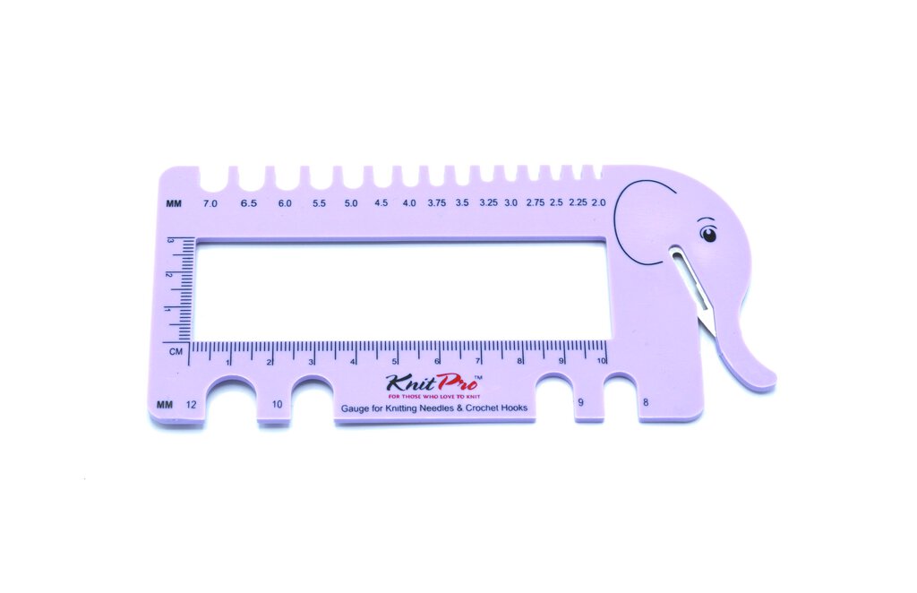 KnitPro Pinnemåler m/garnkutter